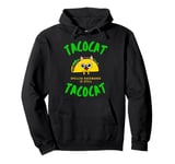 Tacocat Spelled Backward is Tacocat, Funny Taco Cat, Cute Pullover Hoodie