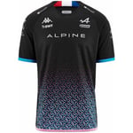 T-shirt enfant Kappa  Maillot Kombat Ocon BWT Alpine F1 Team 2023  Noir