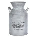 SUNNYDAYS GARDEN & METAL "LA FERME DU VILLAGE" POT A LAIT DECORE DIAM 22CM X H37CM