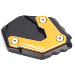 DTOYZ / FIT pour - B M W / R1200GS LC R1250GS Adventure F750GS Moto CNC CNC Kickstand Support Agrandir Plaquettes D'extension Accessoires De Support (Color : Yellow)