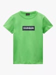 Napapijri Kids' Chamois Cotton T-Shirt, Green