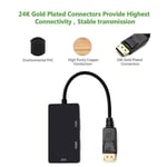 Mini DP to HDMI/DVI/VGA Converter 3 in 1 Converter Adapter Cable Display Port