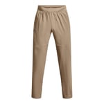 Men's Trousers Under Armour Stretch Woven P Warmup Bottoms in Brown