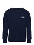 Nike Lk-L/S Knit Top Marinblå