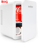 Mini  Fridge  4  Litre ,  6  Can  Mini  Fridges  for  Bedrooms ,  AC + 12V  DC