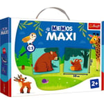 TREFL - Maxi Memo Animals and their babies | dice 2 years -  - TRF02268