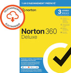 Norton™ 360 Deluxe 2024 |3 Appareils | 1 An d'Abonnement | Secure VPN - Password Manager - Dark web monitoring| PC/Mac/iOS/Android - Téléchargement