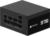 CORSAIR SF750 (2024) Fully Modular Low Noise 80 PLUS Platinum ATX Power Supply – ATX 3.1 Compliant – PCIe 5.1 Ready – SFX-to-ATX Bracket Included – Black