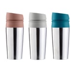 3x Thermal Vacuum Mug 450ml Stainless Steel Thermo Mug Coffee Mug Thermos Bottle