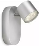 Philips MyLiving Star Single Spotlight Integrated 1 x 5 W LED Bulb Aluminium