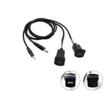 VW CTVWUSB.3 Volkswagen Auton kojelautaan asennettava USB ja AUX 3.5mm portti