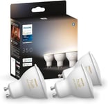 Philips Hue White Ambiance Smart Spotlight 3 Pack LED [GU10 Spotlight] - 350