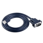 USB To RS232 Adapter USB To RS232 Serial Cable Stable Tinned Copper PVC For PC