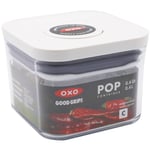 OXO Food Storage Container Airtight 400ml Mini Square Pop Container 11x8x11cm