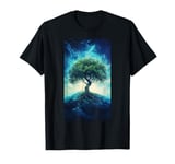 Fantasy Yggdrasil Tree Life Nature Tree life Zen T-Shirt