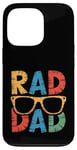 Coque pour iPhone 13 Pro Lunettes de soleil Rad Dad Cool Cadeau pour les pères à la mode Daddy Pops