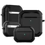 C4U® Defence Stöttåligt skal för AirPods- AirPods 2 -AirPods Pro Black AirPods Pro - Svart