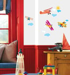 Ambiance Sticker Autocollant Muraux Décoration Adhésifs Avions Chambre Enfant Sticker Murale pour Bébé, Chambre d'enfant et Salon - H50 x L70 cm