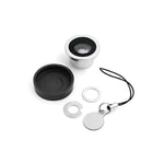 System-S Objectif Universel Fisheye 0,4X - Support magnétique pour téléphone Portable, Smartphone, Tablette PC