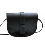 Bästa rabatt sadelväska, skal handväska dam axelväska liten crossbody väska dam mobiltelefon väska för hängande väskor mini crossbody axelväska Black