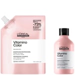 L’Oréal Professionnel Vitamino Color Shampoo 300ml and Refill Pack 500ml for coloured hair