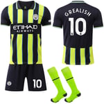 2024-2025 Manchester City Away Barn Kit No.10 GREALISH 24