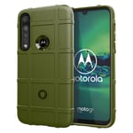 Rugged Shield Motorola Moto G8 Plus skal - Grön