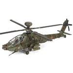 BOEING APACHE AH-64D LONGBOW APACHE ATTACK HELICOPTER CAMOUFLAGE 1:72 Die Cast