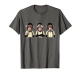 Money A Bag HEAR NO SEE NO SPEAK NO EVIL Monkey Dollar Bills T-Shirt