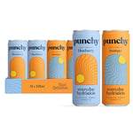 Punchy Drinks - Mixed Case of Mango & Blueberry, Everyday Hydration, Lightly Sparkling, Electrolytes, Vitamins, Real Fruit, Support Immunity & Muscle Function, Caffeine Free, Low Calorie - 12 x 330ml