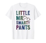 Cute LITTLE MR SMARTY PANTS Boy Education Kids High School T-Shirt