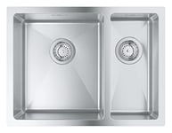 GROHE K700 Stainless Steel Sink – A Practical 15 Bowl Design Paired with Chic, Sleek Minimalist Lines 31577SD1