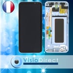 Vitre Tactile + Ecran LCD sur chassis pour Samsung Galaxy S8 Plus G955F bleu