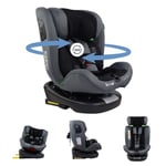 Mobiclinic®, Siège Auto, Rehausseur voiture enfant, Pivotant 360º, Régulation i-size, Top tether, Groupe 0/1/2/3, Evolutif, Max. 36 kg, Pandafix, Harnais 5 points, Réglable, Inclinable 3 positions