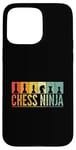 Coque pour iPhone 15 Pro Max Ninja d'échecs