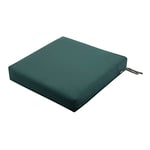 Classic Accessories Ravenna Coussin imperméable carré pour Chaise/Fauteuil de terrasse, Rembourrage en Mousse, 58 x 58 x 13 cm, Vert (Mallard Green)