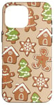 iPhone 16 Pro Max Christmas Gingerbread Men - Gingerbread House Pattern Case