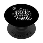 Citation chrétienne « It Is Well With My Soul » PopSockets PopGrip Interchangeable