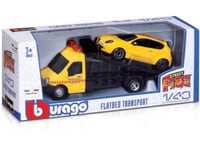 Bburago 1:43 Street Fire - Flatbed Transport