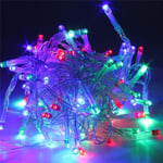 20M 200LED Garland Christmas Fairy LED String Light Vattentät 220V LED (Multicolor, 20M 220V) EU-kontakt, för inomhus och o