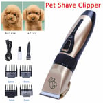 Pet Dog Electric Shave Clipper Hair Low Noise Cordless Cat Grooming Trimmer Kit