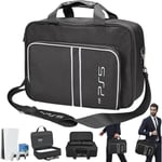 Sac de Transport pour PS5,Etui de Transport pour PlayStation 5 Console et Manette, Sac de Transport pour PlayStation 5-Noir