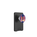 Personnage fantaisie coloré avec des ailes lumineuses PopSockets PopWallet pour MagSafe