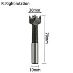 Mèches pour le travail du bois,Rotation à gauche et à droite,57mm 70mm,mèche de routeur,perçage en rangée,coupe-trou de bois,foret de routeur,trou de charnière en carbure 35mm - Type 20x70 (R) 1PC