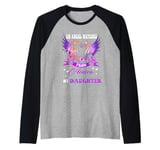 An angel watches over me from heaven she is my daughter Raglan Baseball Tee