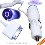 Car Charger for iPhone 2 3 GS 4 4S 4G iPad 1 2 3 iPod Mini Nano Touch