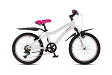 Gavia ALLIEVO 20'' Barnesykkel Hvit/Rosa, Fra 6-8 år, Mye for pengene