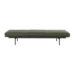 Muuto - Outline Daybed / Black Base Fjord 961 - Päiväpeti - Anderssen & Voll