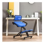 Ergonomic Kneeling Chair,Posture Correction Chair Knee Chair - Stool to Kneel for a Better Posture - Large Home Office or Desk Chair Knee Protector - Robust and Comfortable Orthope