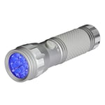 VARTA Lampe Torche UV LED INCL. 3X Piles AAA, lumière UV, Lampe de Poche pour vérifier Les Billets de Banque, Les Empreintes digitales, pour détecter la saleté et Les résidus d'urine d'animaux